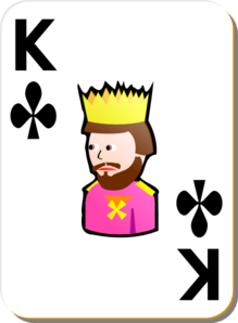 King Of Clubs Clip Art
